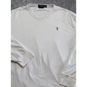 Polo Ralph Lauren Classic Fit White Tee Shirt Pony Logo Cotton XL